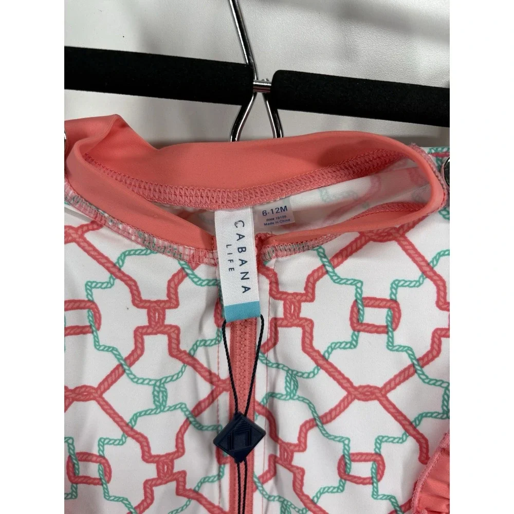 Cabana Life • Rashguard Girls Size 6- 12m • 50+ UV Protection • Swimwear New